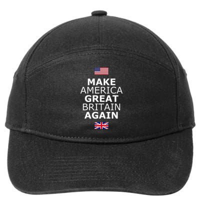 Make America Great Britain Again W Flags 7-Panel Snapback Hat