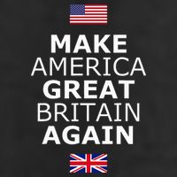 Make America Great Britain Again W Flags Adult Drive Performance Visor
