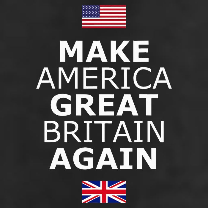 Make America Great Britain Again W Flags Adult Drive Performance Visor
