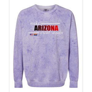 Make Arizona Great Again Colorblast Crewneck Sweatshirt