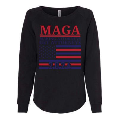 Making Attorneys Get Attorneys Maga Womens California Wash Sweatshirt