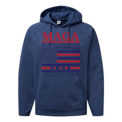 Making Attorneys Get Attorneys Maga Performance Fleece Hoodie