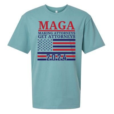 Making Attorneys Get Attorneys Maga Sueded Cloud Jersey T-Shirt