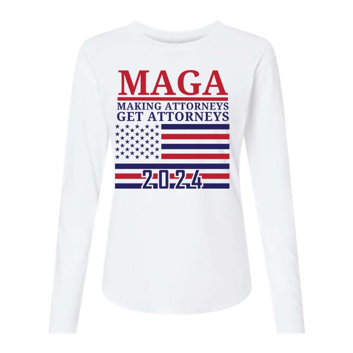 Making Attorneys Get Attorneys Maga Womens Cotton Relaxed Long Sleeve T-Shirt