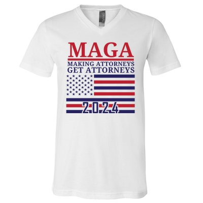 Making Attorneys Get Attorneys Maga V-Neck T-Shirt