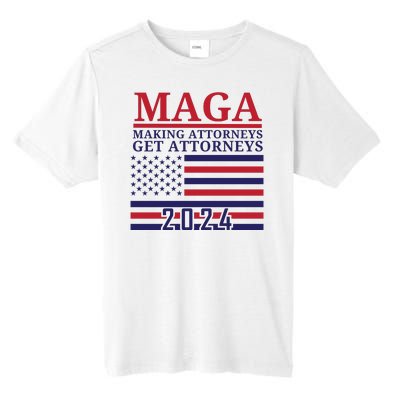 Making Attorneys Get Attorneys Maga Tall Fusion ChromaSoft Performance T-Shirt