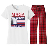 Making Attorneys Get Attorneys Maga Women's Flannel Pajama Set