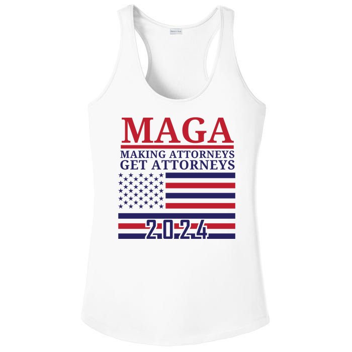 Making Attorneys Get Attorneys Maga Ladies PosiCharge Competitor Racerback Tank