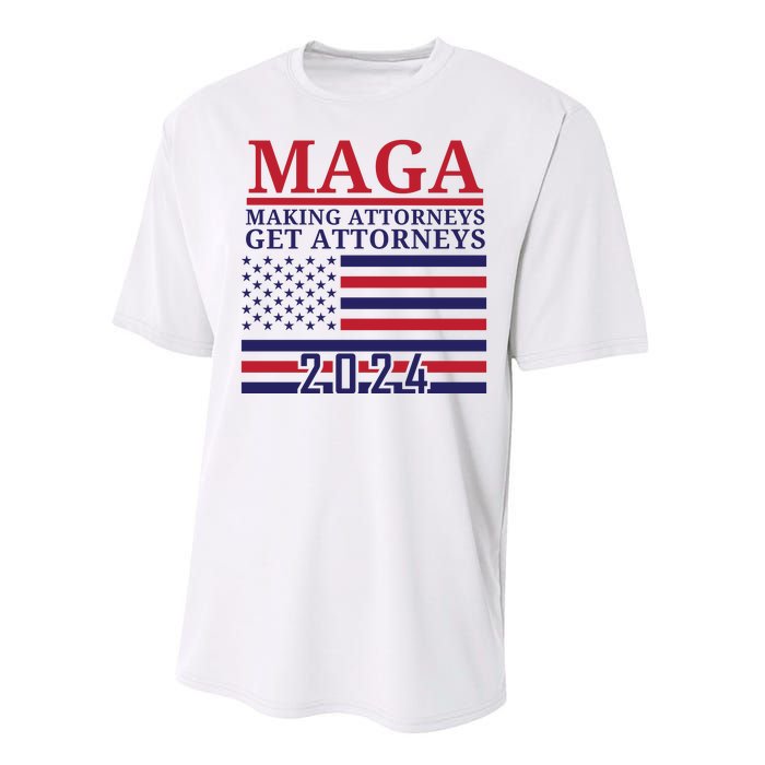 Making Attorneys Get Attorneys Maga Performance Sprint T-Shirt