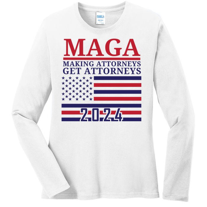 Making Attorneys Get Attorneys Maga Ladies Long Sleeve Shirt