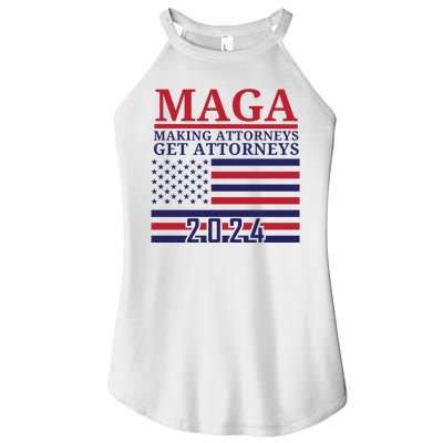 Making Attorneys Get Attorneys Maga Women's Perfect Tri Rocker Tank