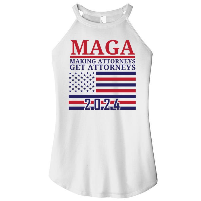 Making Attorneys Get Attorneys Maga Women's Perfect Tri Rocker Tank