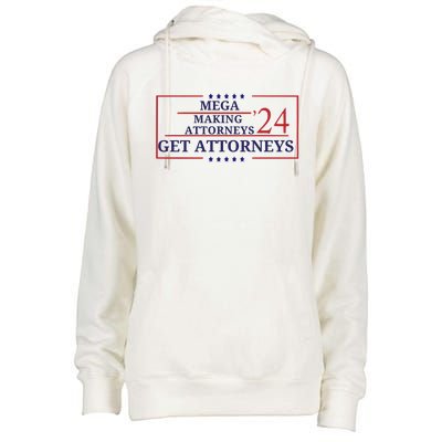 Making Attorneys Get Attorneys Maga Womens Funnel Neck Pullover Hood