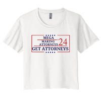 Making Attorneys Get Attorneys Maga Women's Crop Top Tee