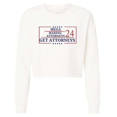 Making Attorneys Get Attorneys Maga Cropped Pullover Crew