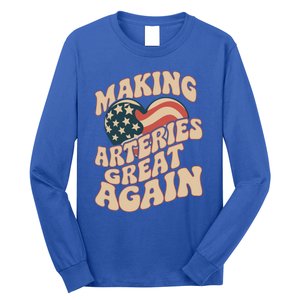 Making Arteries Great Again Cute Gift Long Sleeve Shirt