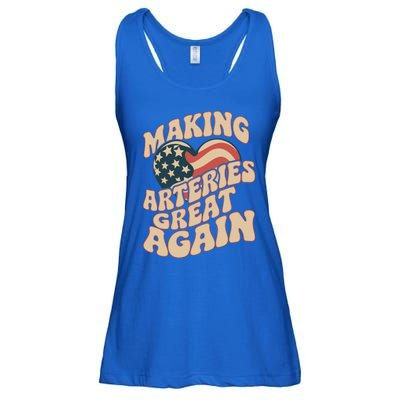 Making Arteries Great Again Cute Gift Ladies Essential Flowy Tank