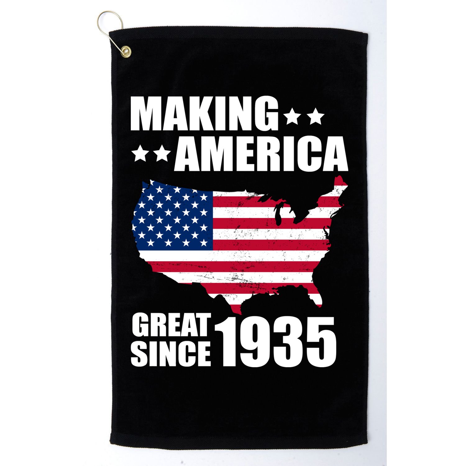 Making America Great Since 1935 Birthday Golf Towel