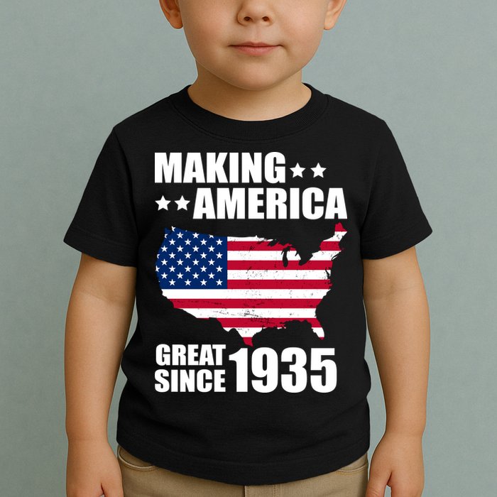 Making America Great Since 1935 Birthday Toddler T-Shirt
