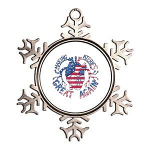 Making Arteries Great Again Gift Metallic Star Ornament