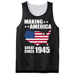 Making America Great Since 1945 Birthday Mesh Reversible Basketball Jersey Tank