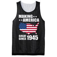 Making America Great Since 1945 Birthday Mesh Reversible Basketball Jersey Tank