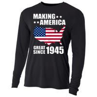 Making America Great Since 1945 Birthday Cooling Performance Long Sleeve Crew