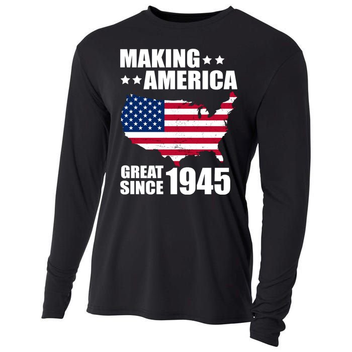 Making America Great Since 1945 Birthday Cooling Performance Long Sleeve Crew