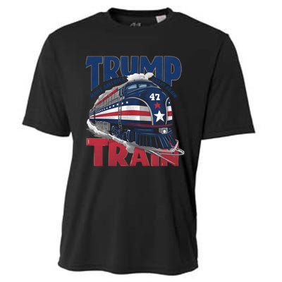 Make America Great Again Trump Train Cooling Performance Crew T-Shirt