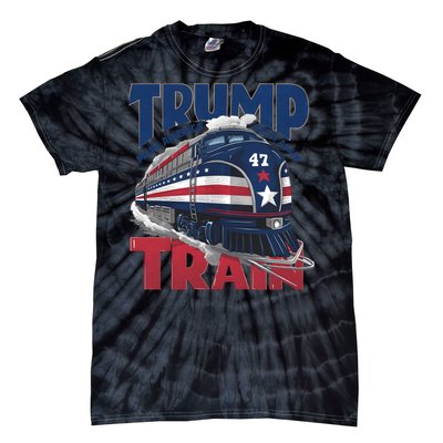 Make America Great Again Trump Train Tie-Dye T-Shirt