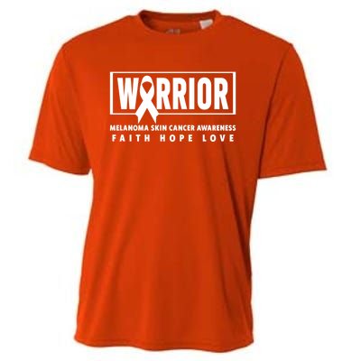 Melanoma Awareness Gift Skin Cancer Warrior Gift Cooling Performance Crew T-Shirt