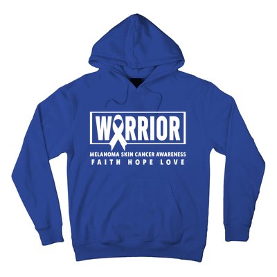 Melanoma Awareness Gift Skin Cancer Warrior Gift Hoodie