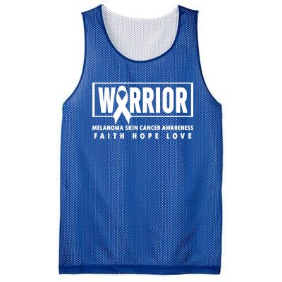 Melanoma Awareness Gift Skin Cancer Warrior Gift Mesh Reversible Basketball Jersey Tank