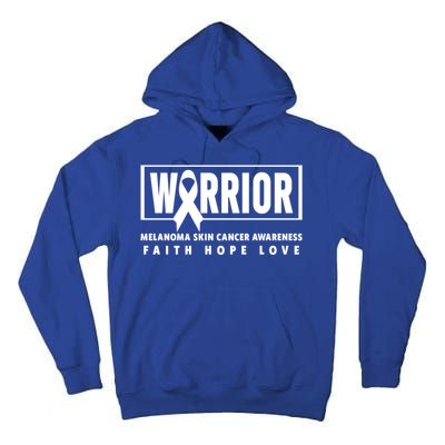 Melanoma Awareness Gift Skin Cancer Warrior Gift Tall Hoodie