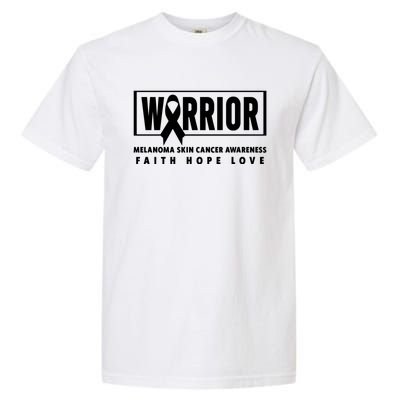 Melanoma Awareness Gift Skin Cancer Warrior Gift Garment-Dyed Heavyweight T-Shirt