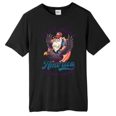 Make America Gnome Design 4th July American Gnome Great Gift Tall Fusion ChromaSoft Performance T-Shirt