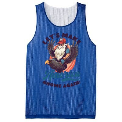 Make America Gnome Design 4th July American Gnome Great Gift Mesh Reversible Basketball Jersey Tank