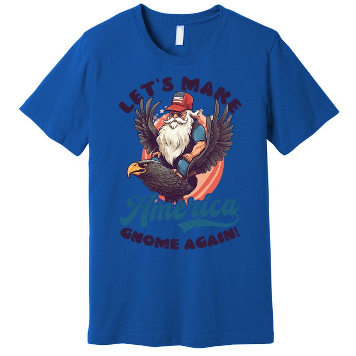 Make America Gnome Design 4th July American Gnome Great Gift Premium T-Shirt