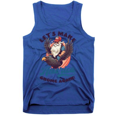 Make America Gnome Design 4th July American Gnome Great Gift Tank Top