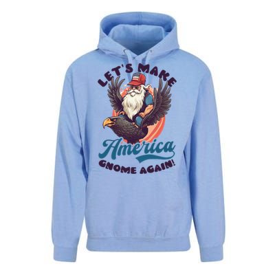 Make America Gnome Design 4th July American Gnome Great Gift Unisex Surf Hoodie