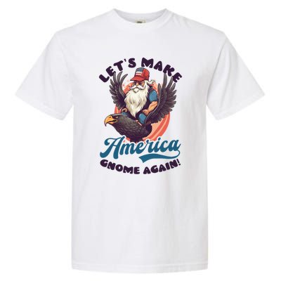 Make America Gnome Design 4th July American Gnome Great Gift Garment-Dyed Heavyweight T-Shirt