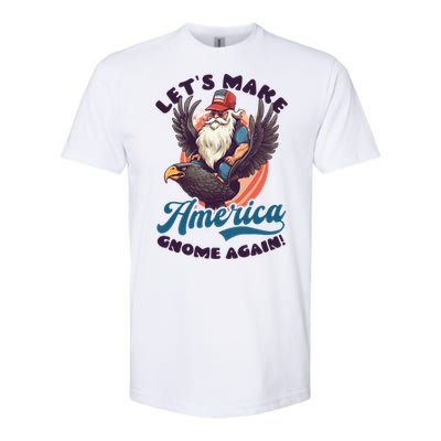 Make America Gnome Design 4th July American Gnome Great Gift Softstyle CVC T-Shirt