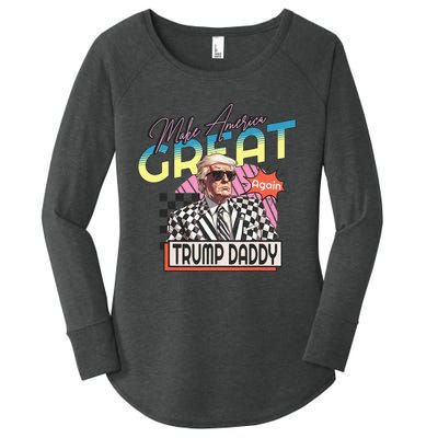 Make America Great Trump 2024 Again DaddyS Home Trump Women's Perfect Tri Tunic Long Sleeve Shirt