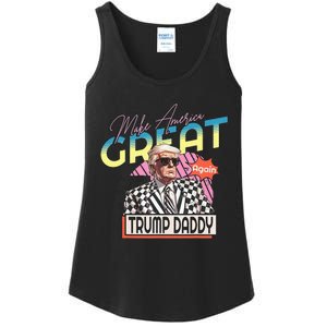 Make America Great Trump 2024 Again DaddyS Home Trump Ladies Essential Tank