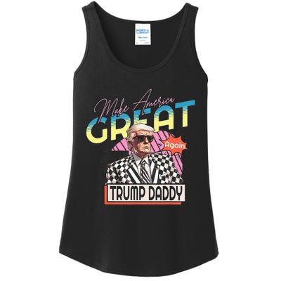 Make America Great Trump 2024 Again DaddyS Home Trump Ladies Essential Tank