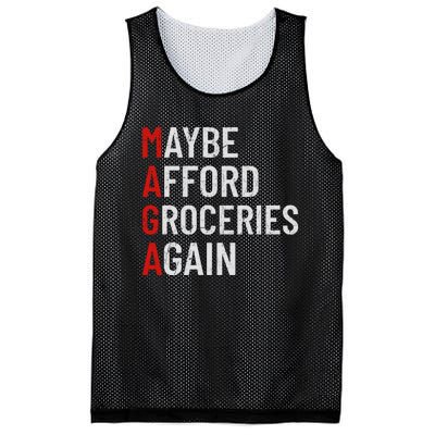 Maybe Afford Groceries Again Mesh Reversible Basketball Jersey Tank