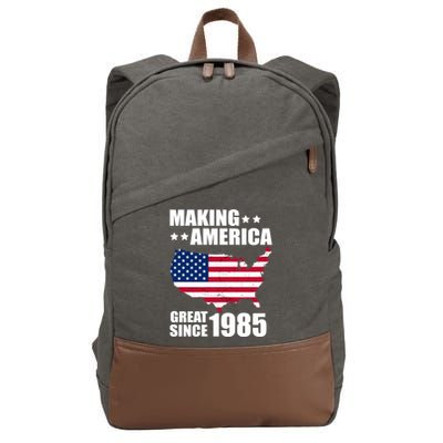 Making America Great Since 1985 Birthday Cotton Canvas Backpack