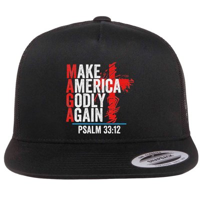 Make America Godly Again Psalm 33 12 Flatbill Hat