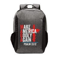 Make America Godly Again Psalm 33 12 Vector Backpack