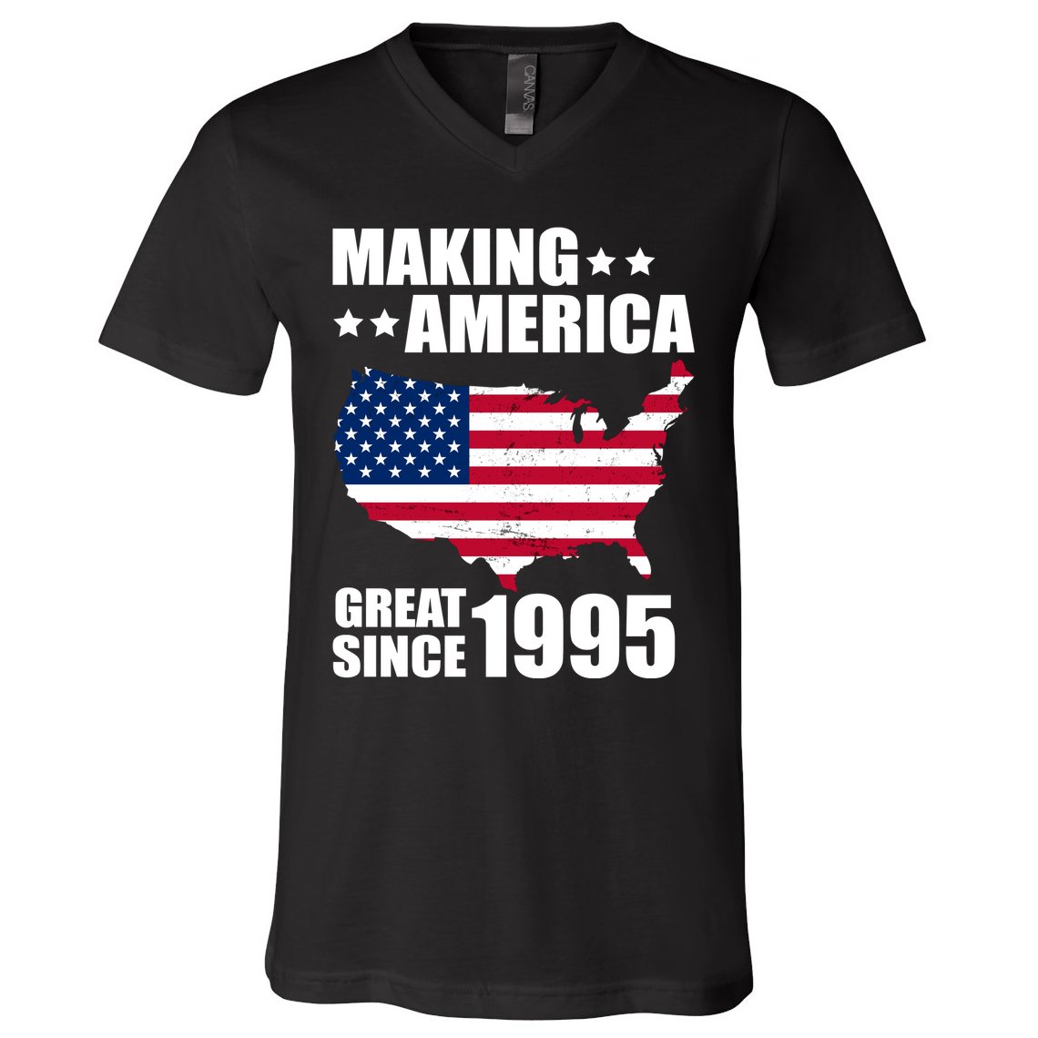 Making America Great Since 1995 Birthday V-Neck T-Shirt
